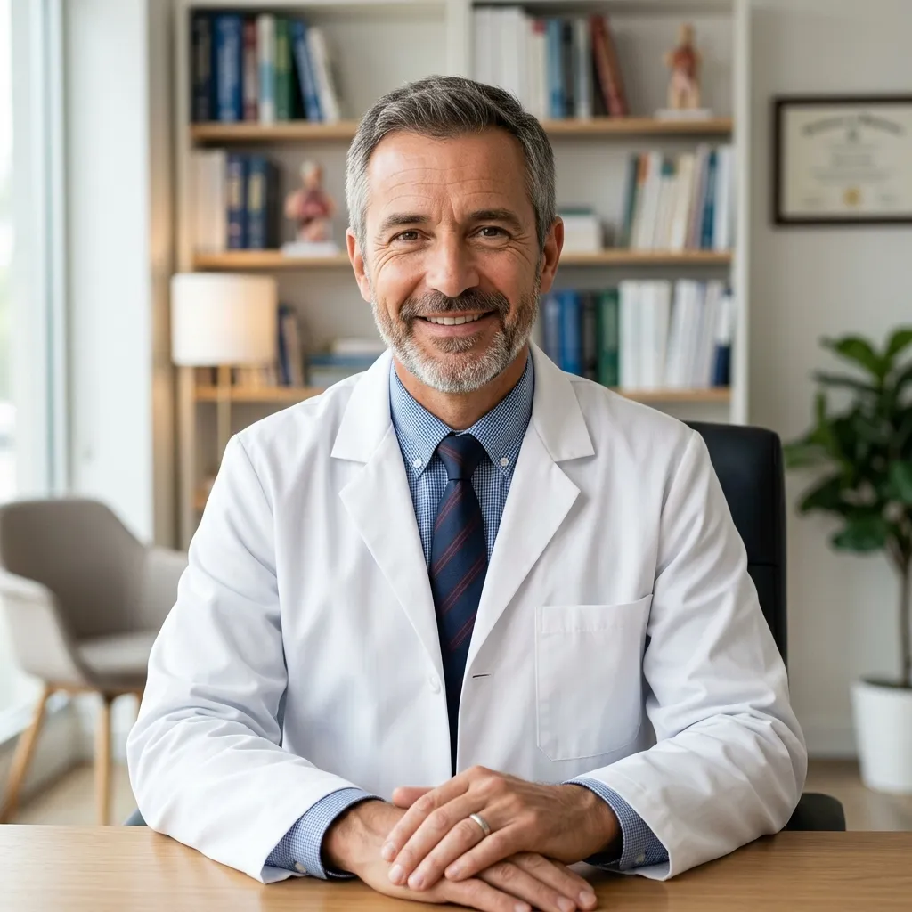 Utilisatrice souriante témoignant de son bien-être